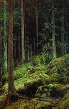 matorrales 1881 paisaje clásico Ivan Ivanovich Pinturas al óleo
